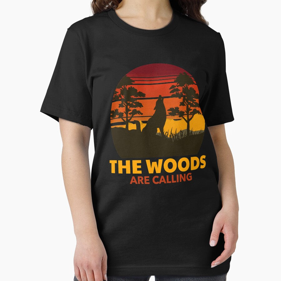 Outdoor The Woods are Calling T-shirt by Granddesigned
