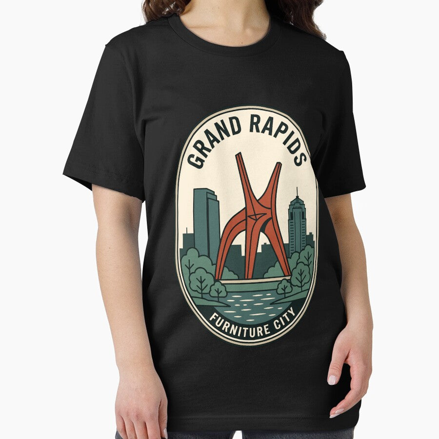 Grand Rapids Michigan Furniture City Vintage Travel Badge by k3rstman1