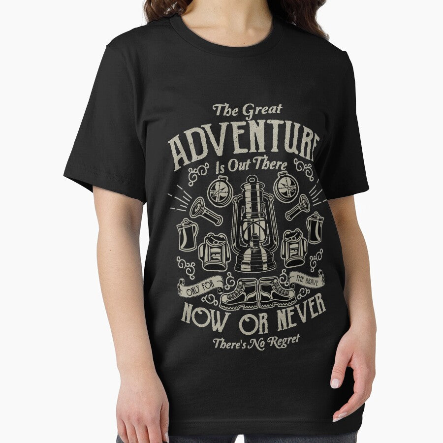 The great adventure is out there - Awesome mountain lover Gift by Teenation9