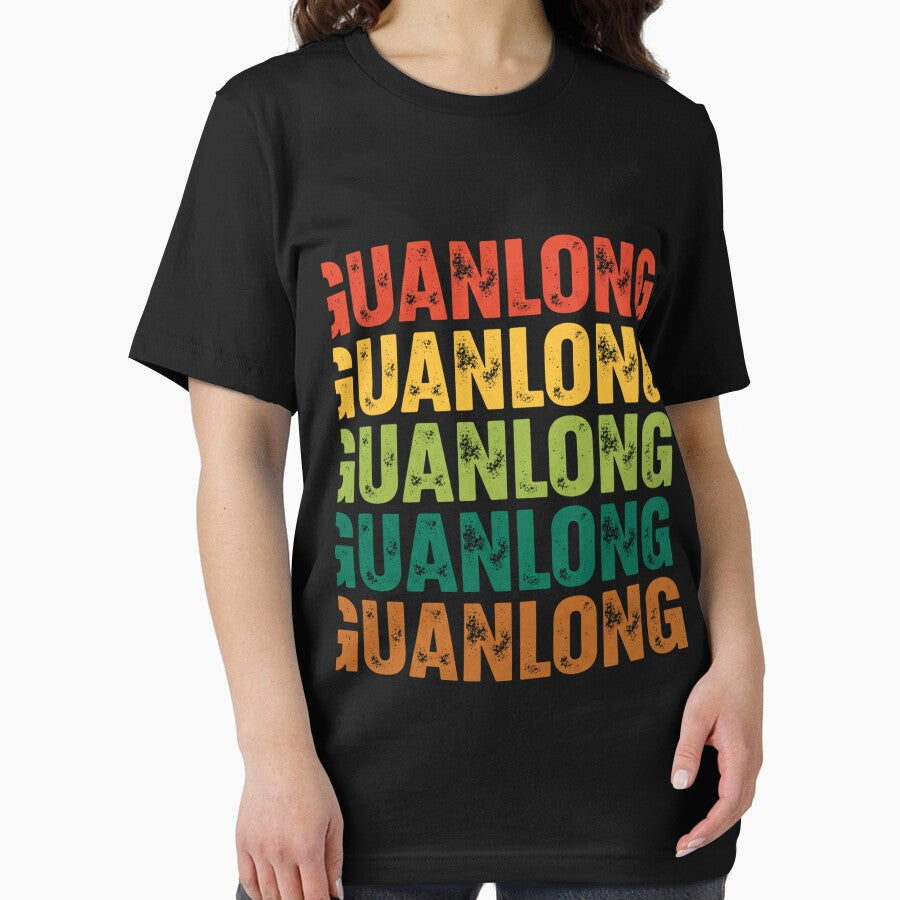 Retro Guanlong Stacked Text | Vintage Distressed Design by Merchifyme2000
