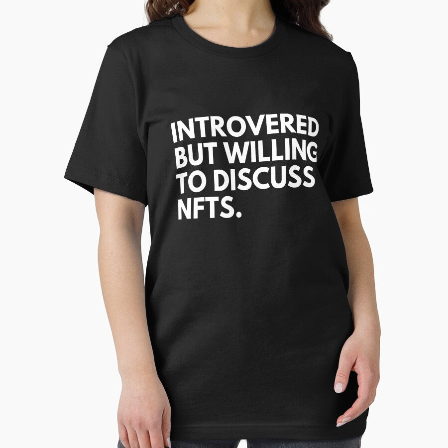 Introverted But Willing To Discuss NFTs - Funny NFT Quote by nft-millionaire