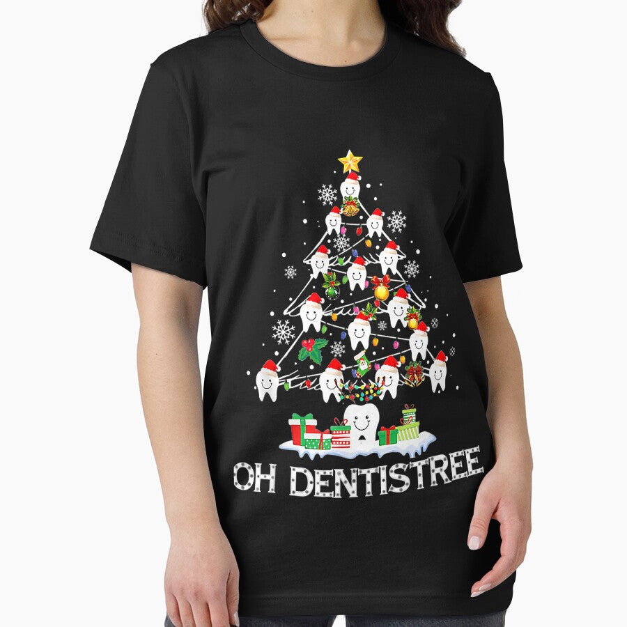 Funny Tooth Santa Tree Dental Christmas oh Dentistree by GonzaloBugarin