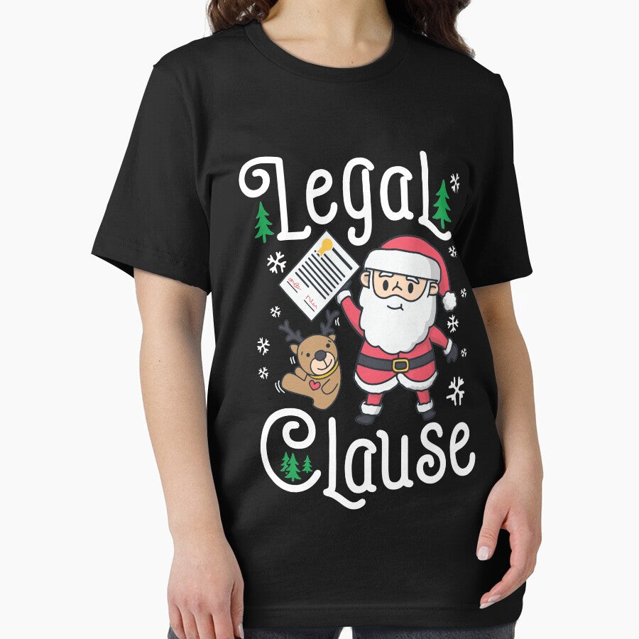 Legal Clause Funny Attorney Christmas by lsapparel