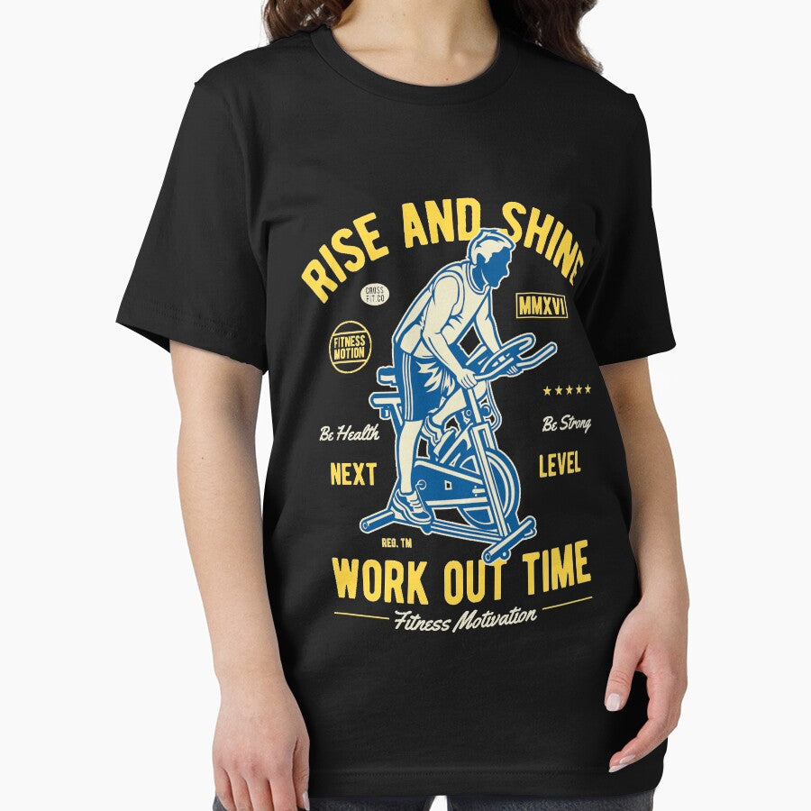 Rise and shine workout time - Awesome workout lover Gift by Teenation9