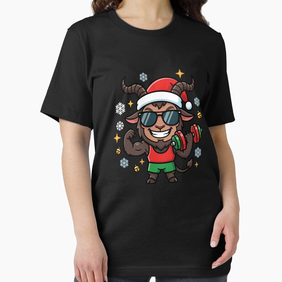 Christmas Krampus Weightlifter Gym Funny Workout Krampus Gear by DynamicDesign