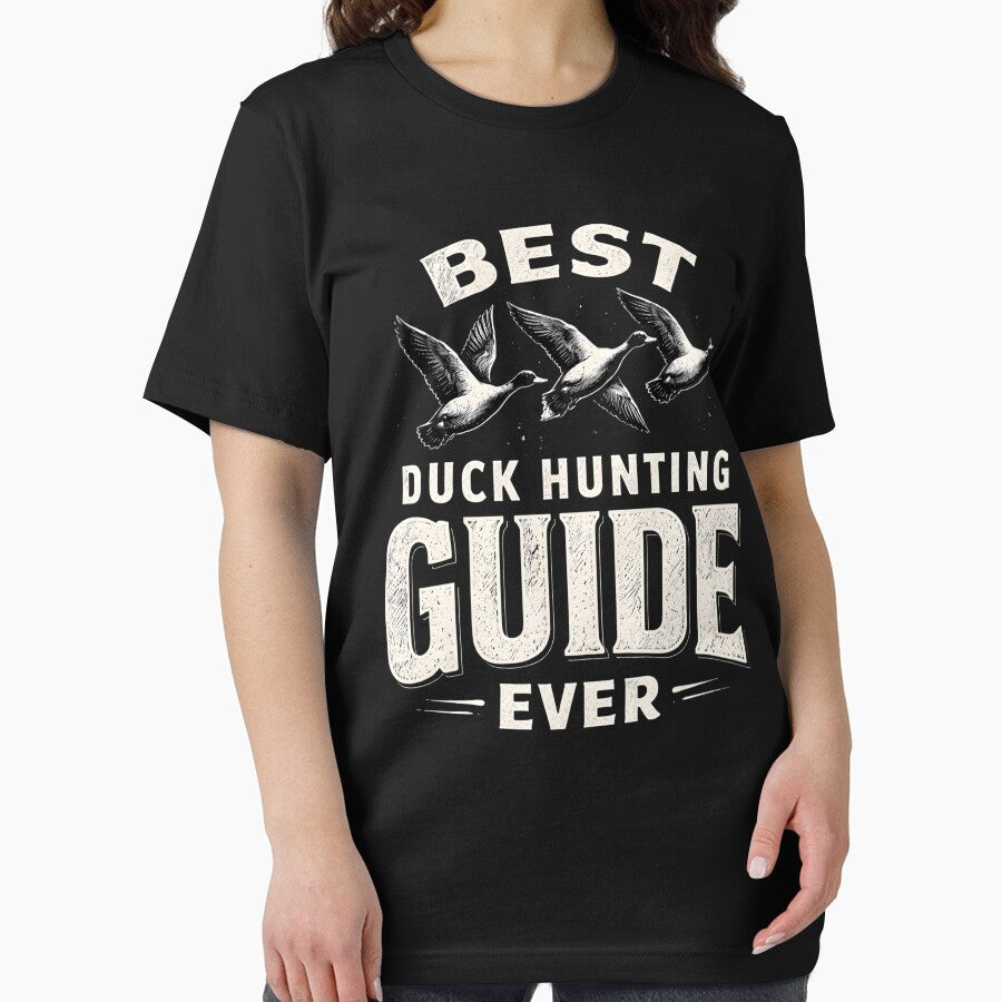 Best Duck Hunting Guide Ever Shirt, Funny Hunting Tee, Duck Hunter Gift, Waterfowl Hunting Shirt, Outdoorsman Gift Idea by THREE LITTLE BEANS
