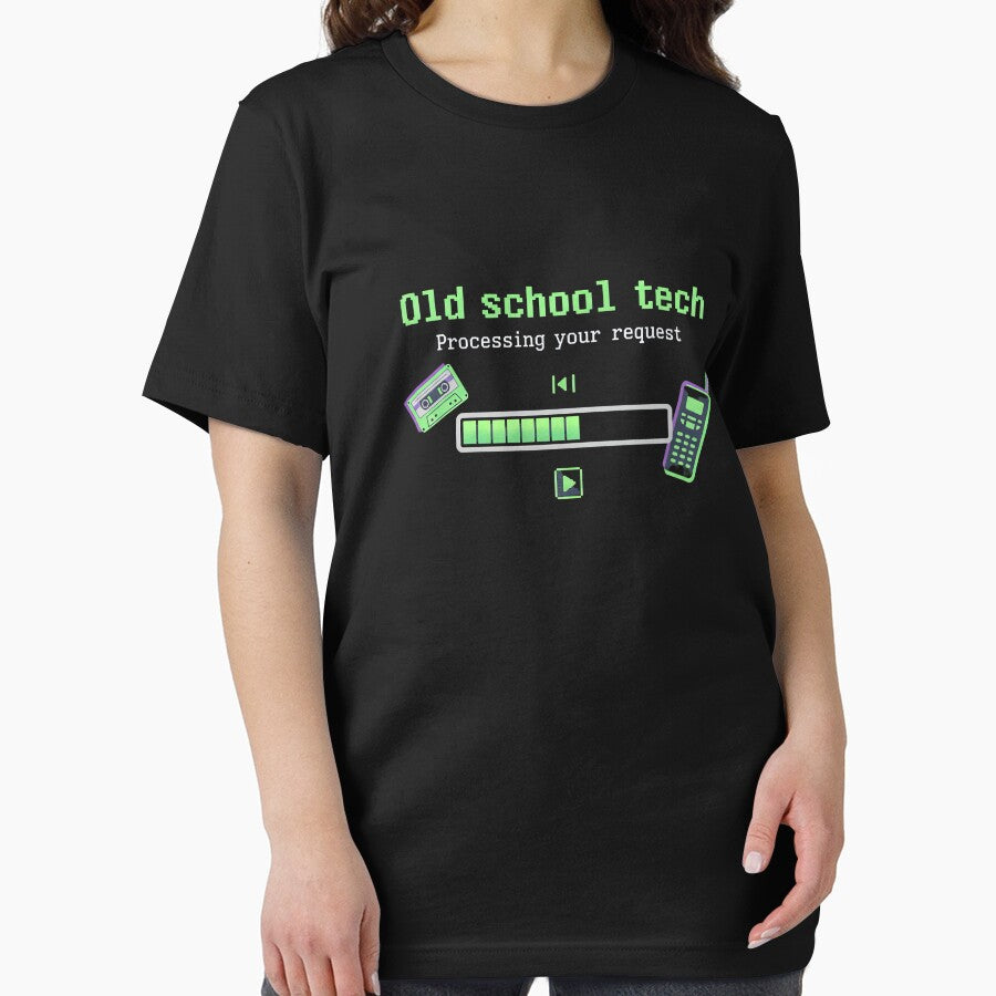 Old School Tech Processing Your Request Programmer Developer Retro Computing Enthusiast #1951 by pple-frame