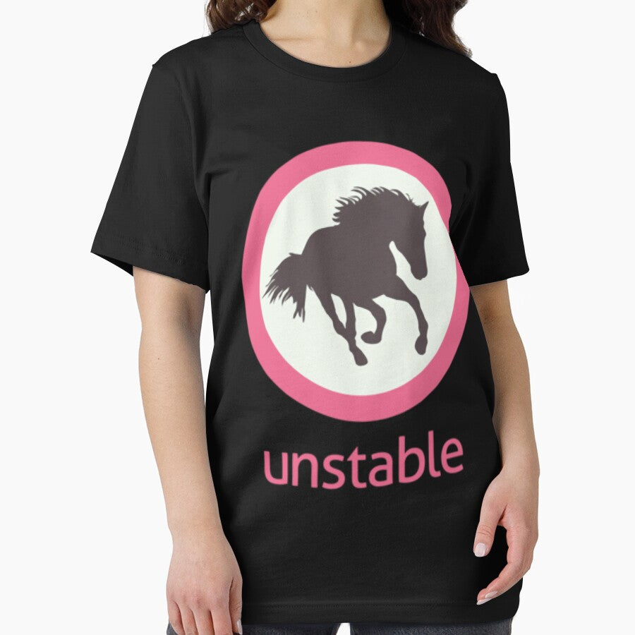 Unstable logo pink Oversized by KristianNes