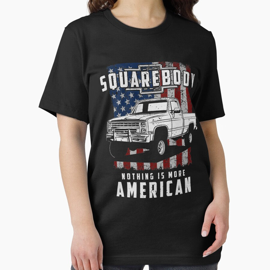 Squarebody Nothing is More American Funny Square Body Pickup Truck Driver by abulfaruque