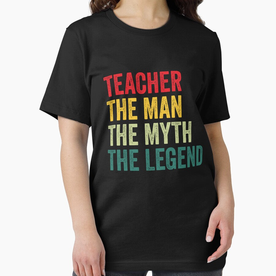 Teacher Mens Gift, Man Myth Teacher Legend, Funny Teacher by vzrnmichsudops