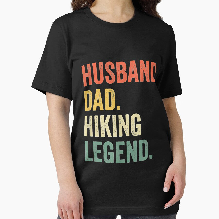 Mens Hiker Husband Dad Hiking Legend Vintage Funny Outdoor by miriamee