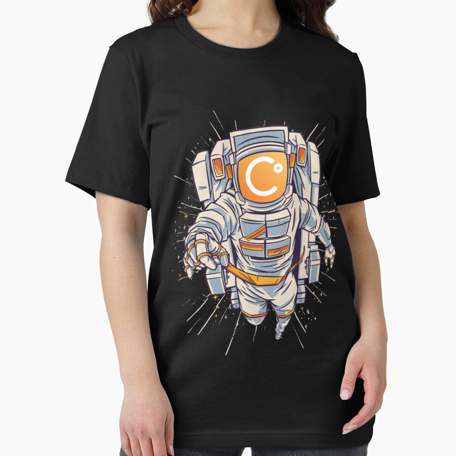Celsius Crypto Tee, Celsius Astronaut to Moon by DrunkGirlD1901