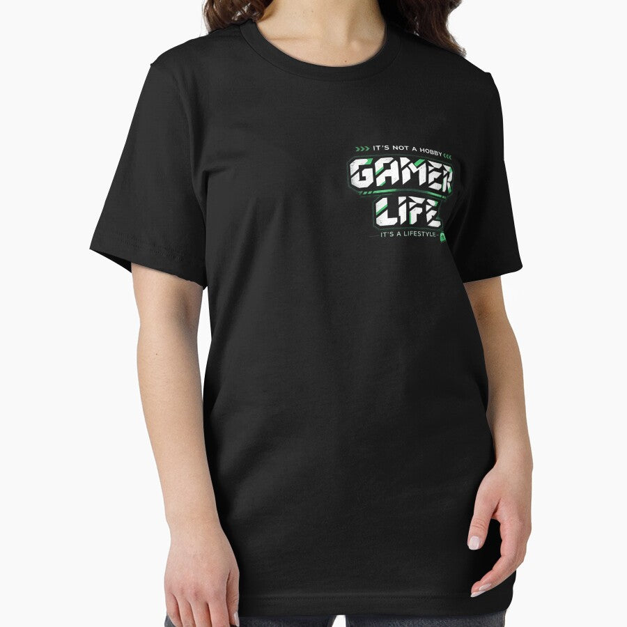 Gamer Life Typography | It's Not A Hobby It's A Lifestyle Gaming Design by TheWorldGameStudio