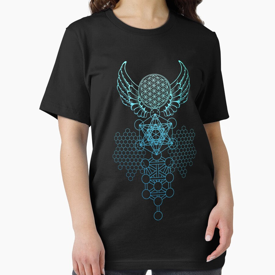 Abstract Sacred Geometry Flower of Life by Bluepress