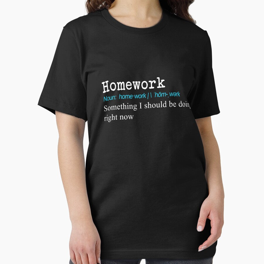 Funny Homework Definition Gift Design by LGamble12345