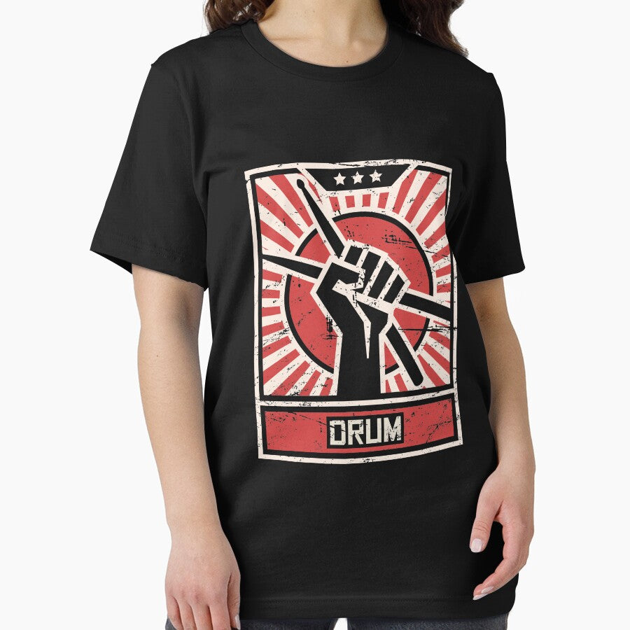 DRUM | Vintage Drummer Propaganda Poster by Jam Jar