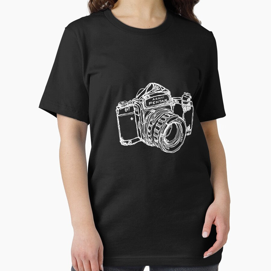 Pentax 6X7 Medium Format Camera WHITE INK by strayfoto