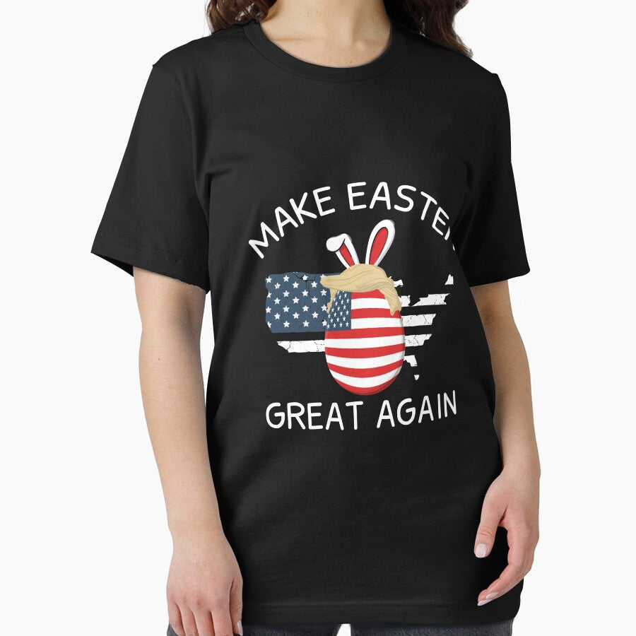 Funny Trump Bunny Egg Hunt Make Easter Great Again Design by Nemcha-Tee