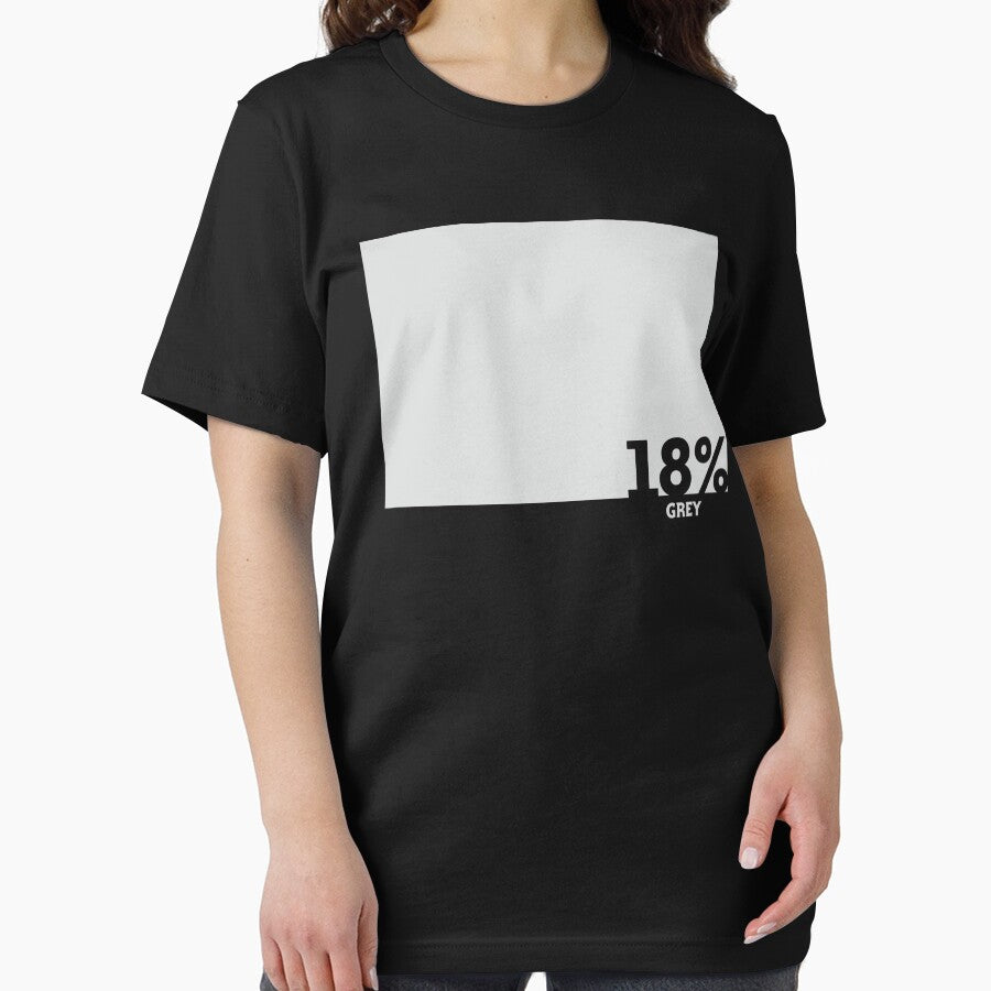 18% Grey Test Tee by Naf4d