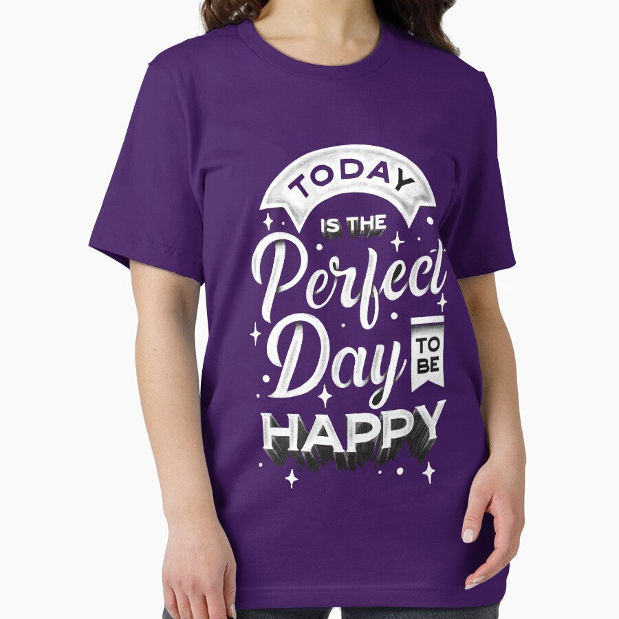 Today is the Perfect Day to Be Happy | Life Quote by intrique8
