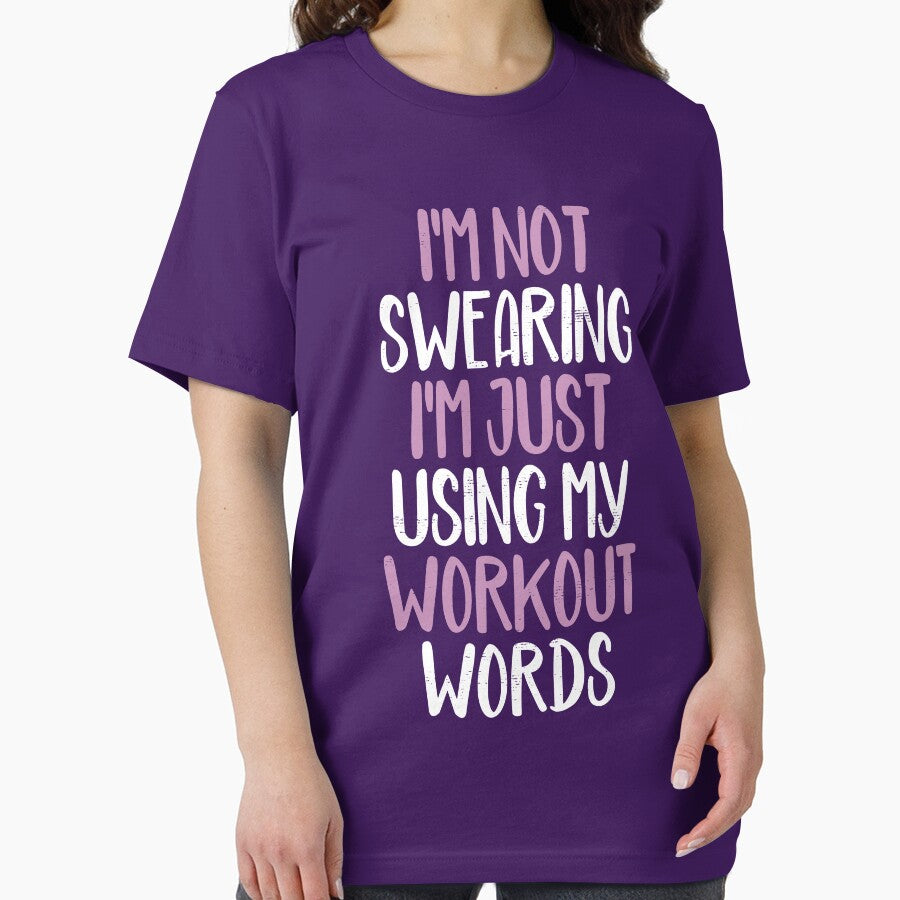 I'm Not Swearing I'm Just Using My Workout Words Funny Gym Fitness by WYGSTORE
