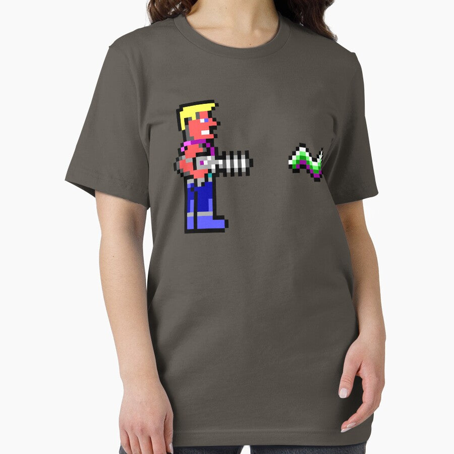 Duke Nukem Retro Pixel DOS game fan shirt by hangman3d