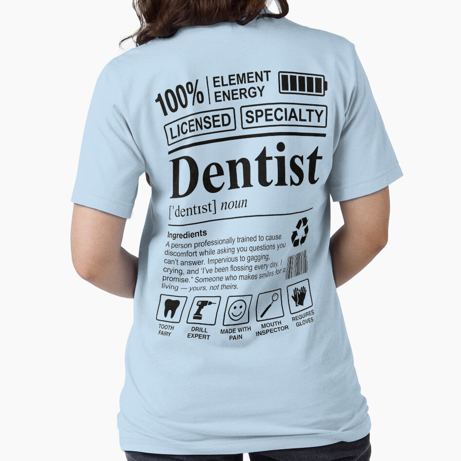 Funny Dentist Definition Label Vintage | Dentist Gift | Dental by pretty4u
