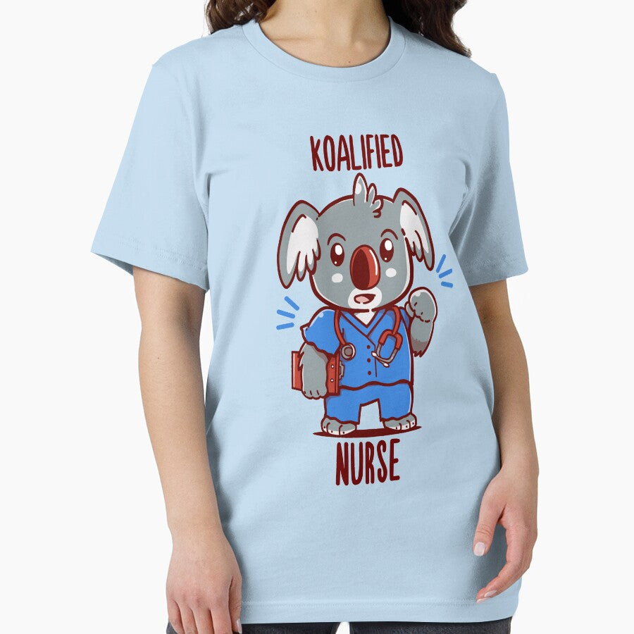Koalified Nurse - Koala Animal Pun Shirt by TechraNova