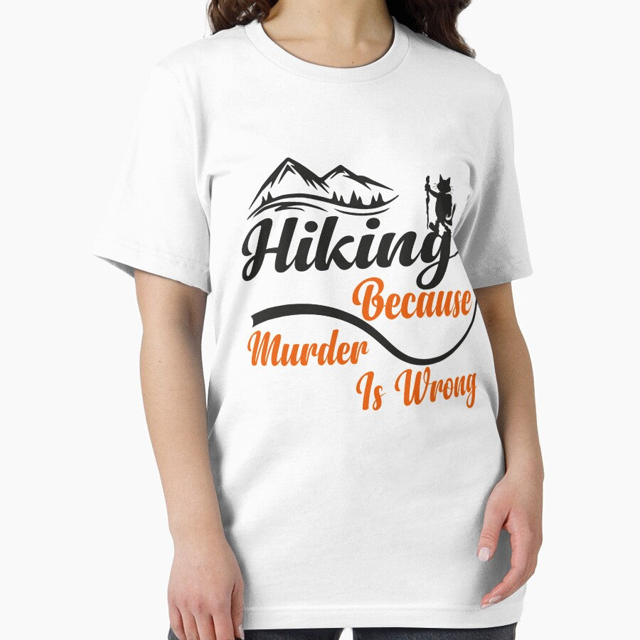 Black Cat Hiking Because Murder Is Wrong by Laajab29