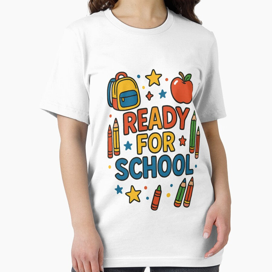 Cute & Confident First Day of School graphic Ready For School, vintage by LuxeGraphix
