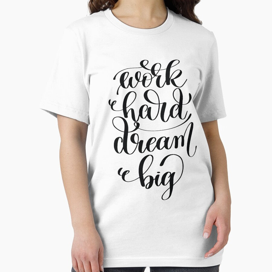 Work Hard Dream Big / Startup Inspirational Quote by ProjectX23