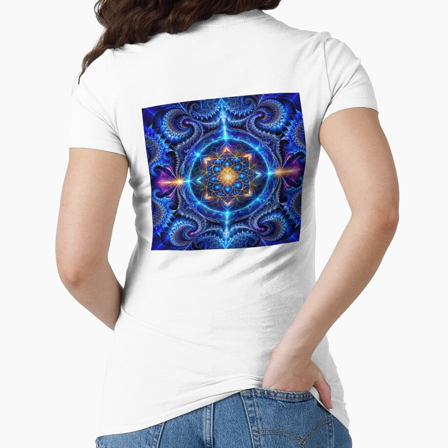 Lab Visions 128: Blue Fractal Mandala by The Psychedelic Anarchist