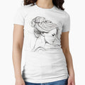 Monochrome Mastery: Abstract Portrait Line Art in Black & White - Naomi by BPMagic