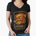 Gourmet Burger: Luxury Excellence Stacked Cheeseburger Premium by irfanshikh