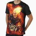 fire skull by White Tiger Designz