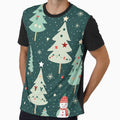 Cute Snowman Pattern by LynZorHome