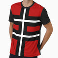 Cross: White on Black 3 by AG Minimal Design