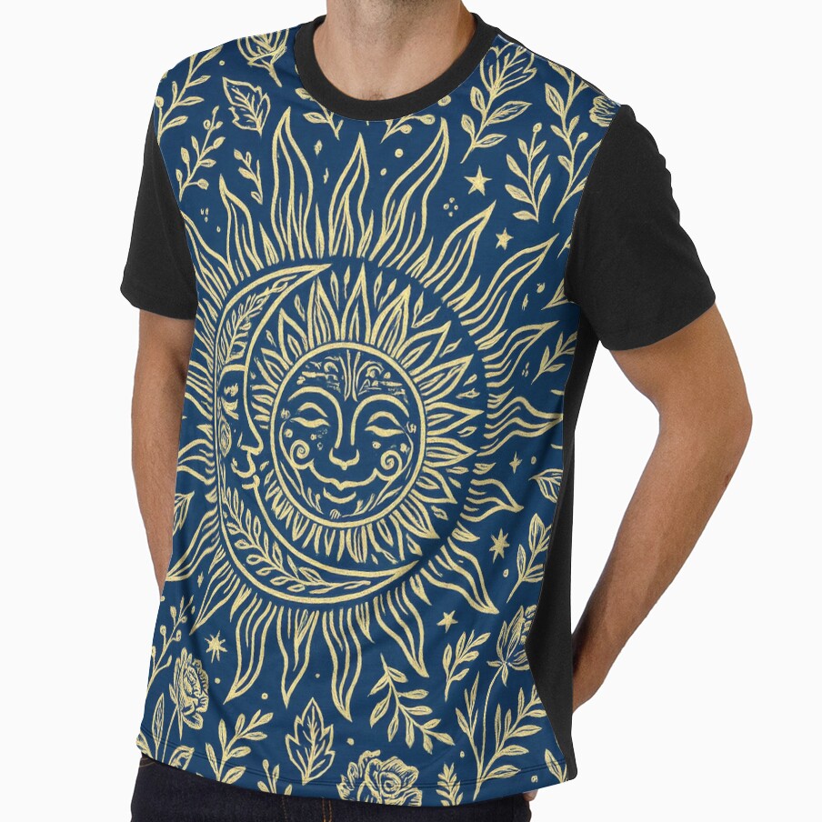 Chic flora sun and Moon by scicilysimonee