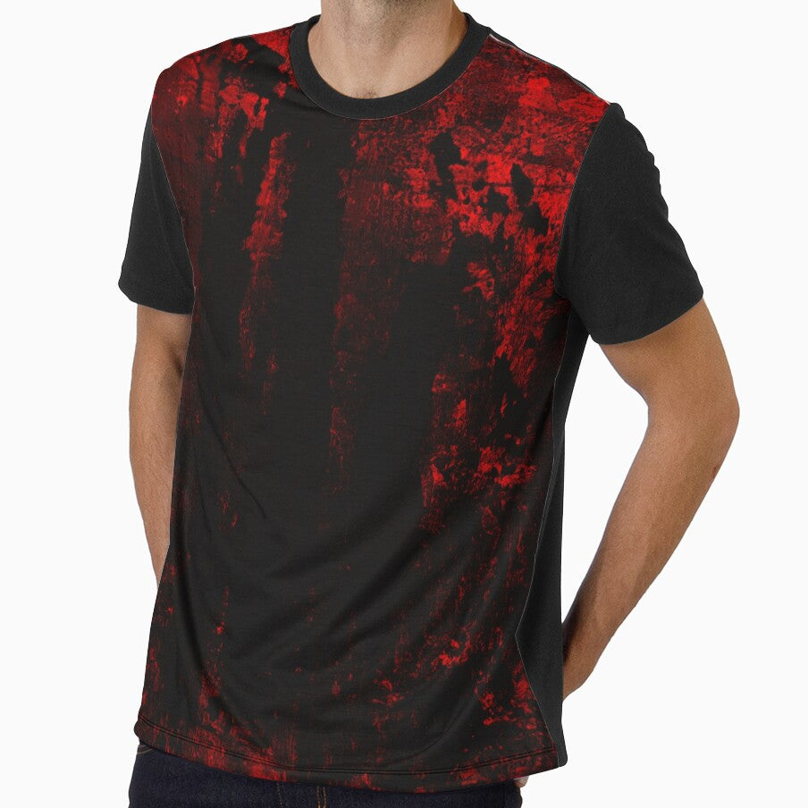 Creative bloody dark red Halloween art by ArtistSunny