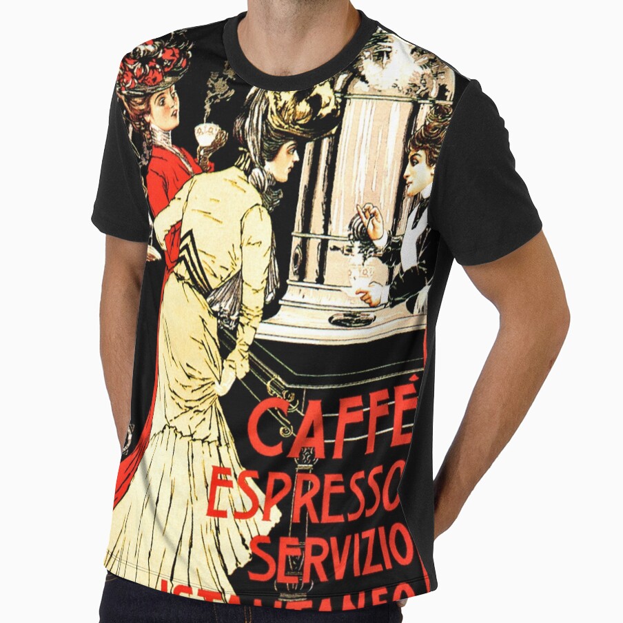 Vintage antique Italian coffeehouse advertising by aapshop