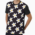 Cute and Simple Flower (Black Background) by KharaFox Design