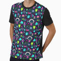 Cute Neon Tech Innovation Pattern by GalacticLabs