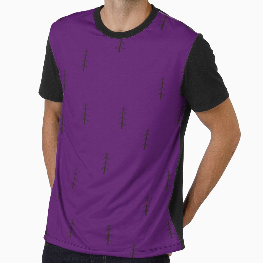 Minimalist Forest on Dark Purple by KSimpson838