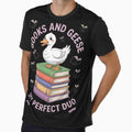 Book and Geese My Perfect Duo cute Goose for Book Lover by genkihikki