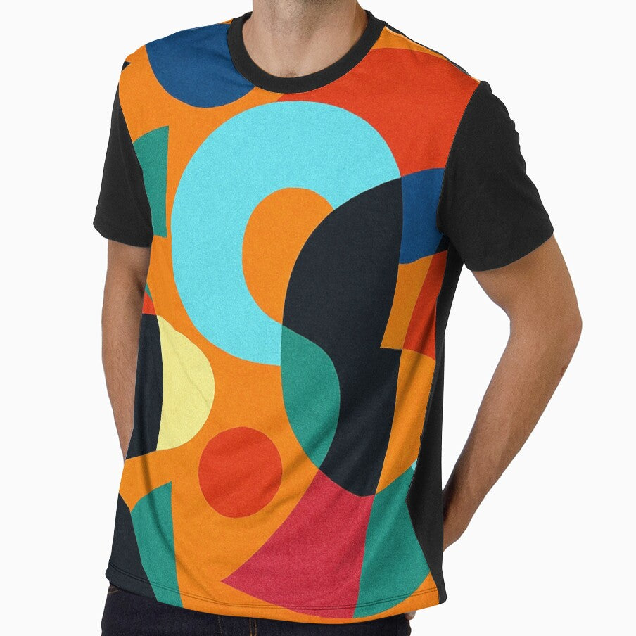 Colorful abstract chaos of shapes by Sigtrix