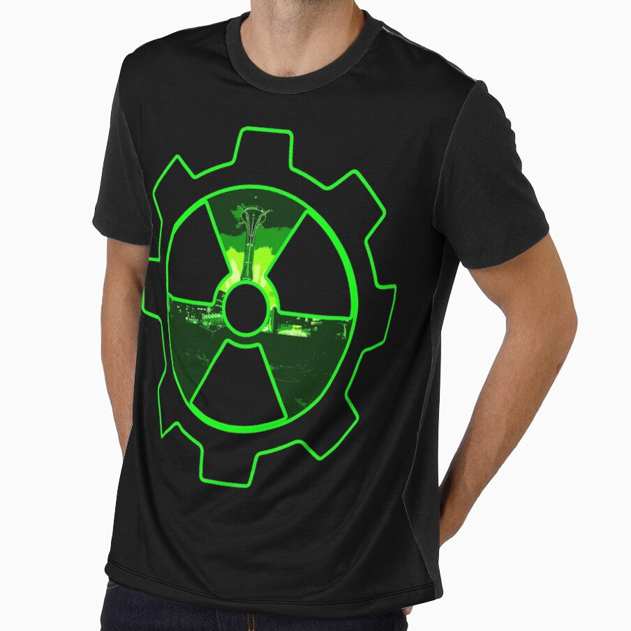 New Vegas Fallout Nuclear Vault Logo Symbol 3 4 Sole Survivor Wanderer Gaming Gamer Neon Warning 111 101 by SugaredTea