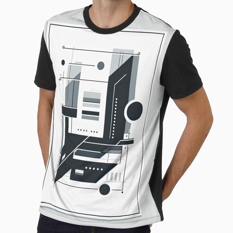 Minimal futuristic geometric shapes by SunkenCost