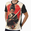 Geisha Warrior Girl with Katana by FujiMemories