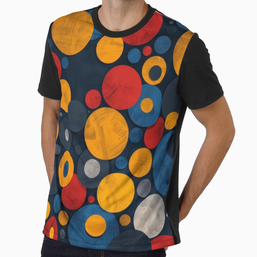 Abstract Geometric Pattern With Overlapping Circles by ML-Media