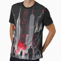 Cyberpunk City – Futuristic Trash Polka Art by Shouganai-Mind